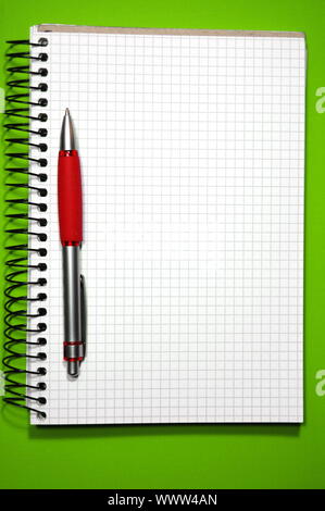empty note book with space for text message Stock Photo