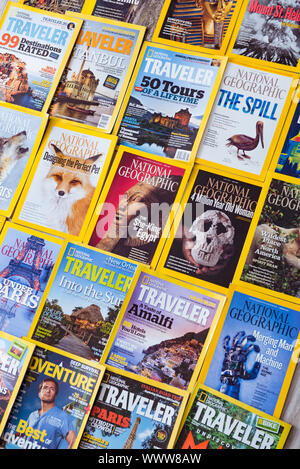 New York - MARCH 7, 2017: National Geographic on March 7 in New Stock Photo