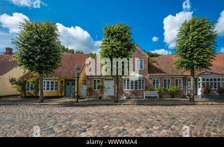 Mogeltonder, little Danish village in the southwest of Jutland peninsula, Denmark Stock Photo