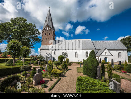 Mogeltonder, little Danish village in the southwest of Jutland peninsula, Denmark Stock Photo