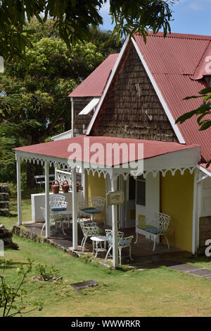 The Hermitage Plantation Hotel, Nevis, St. Kitts and Nevis, Caribbean island Stock Photo