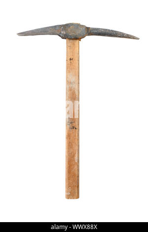 Pick axe isolated on white Stock Photo