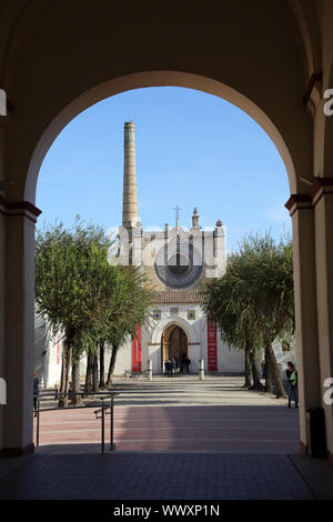 former Monastery of Santa María de las Cuevas - La Cartuja Stock Photo