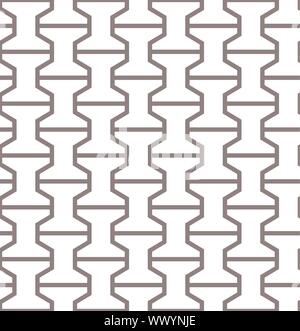 Simple geometric vector seamless gray pattern Stock Vector