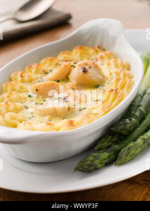 Coquilles St Jacques Mornay with Pomme Puree