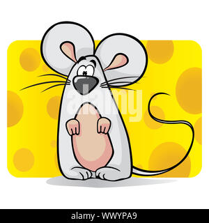 Cute mouse Stock Photo