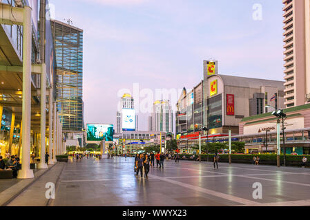 CentralWorld is a shopping complex in the Pathum Wan district of Bangkok, Thailand Stock Photo