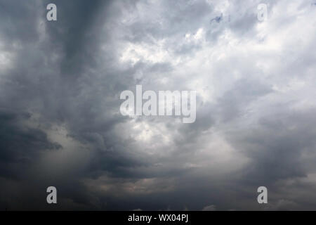 Dramatic rainy sky Stock Photo