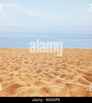Beach sand background Stock Photo