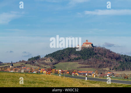 View of the Wachsenburg castle in Thuringia Stock Photo