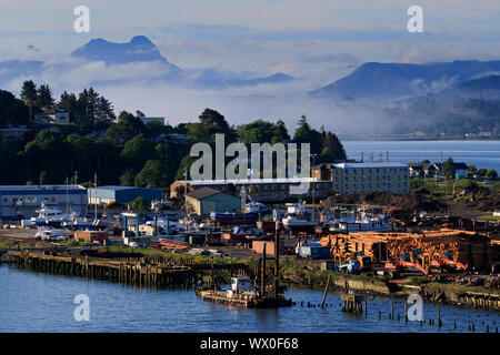 Port of Astoria, Astoria, Oregon, United States of America, North America Stock Photo