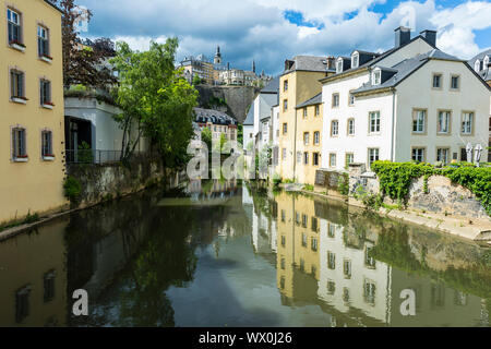 The old quarter of Luxembourg, UNESCO World Heritage Site, Luxembourg, Europe Stock Photo