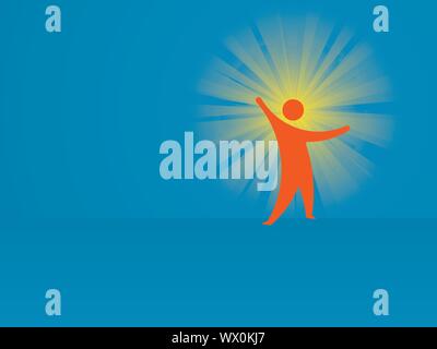 Idea - conceptual abstract vector illustration Stock Vector
