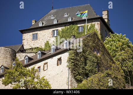 Castle, Blankenheim, Eifel, North Rhine-Westphalia, Germany, Europe Stock Photo