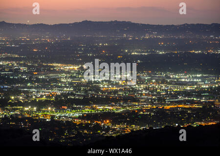 Aerial view of Sherman Oaks, California Stock Photo - Alamy