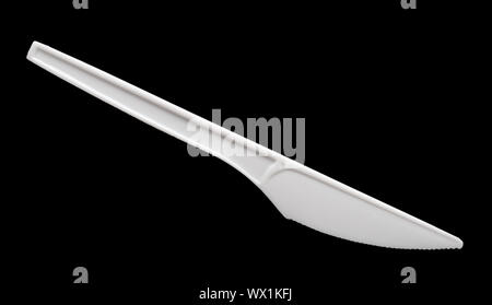 Plastic knife Stock Photo