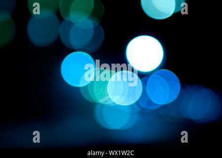 Abstract picture of blured colored lights Stock Photo