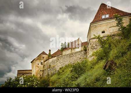 Rasnov Citadel in Romania Stock Photo