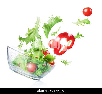 Salad. Fresh Vegetables Stock Photo