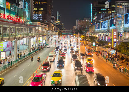 Shopping complex in the Pathum Wan district of Bangkok Stock Photo