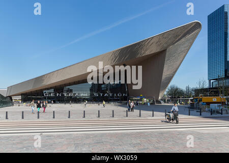 New in  rebuild central station of Rotterdam, the Netherlands Stock Photo