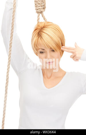 Woman hanging noose hi-res stock photography and images - Page 5