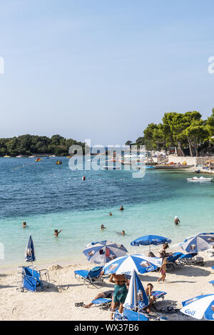 beach, Ksamil, Saranda, Albania, Europe Stock Photo