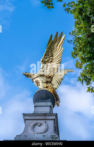 The Royal Air Force Monument on the Victoria Embankment in central London. Stock Photo