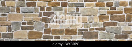 Rough stone wall in poster size Stock Photo