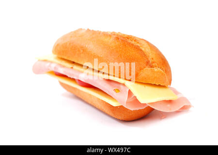cheese sandwich isolated Stock Photo