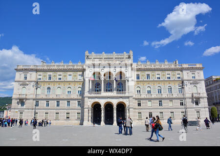 Governament Palace, Palazzo del Governo, Trieste, Italy, Europe Stock Photo