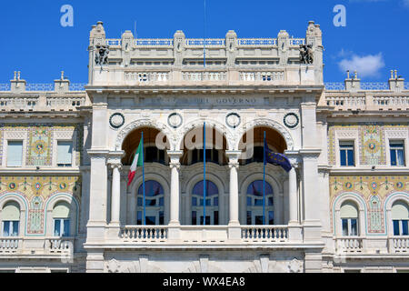 Governament Palace, Palazzo del Governo, Trieste, Italy, Europe Stock Photo