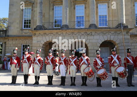 Grand Regency Costumed Promenade start point, Jane Austen Festival, Holburne Museum, Bath, Somerset, England, Great Britain, United Kingdom UK, Europe Stock Photo