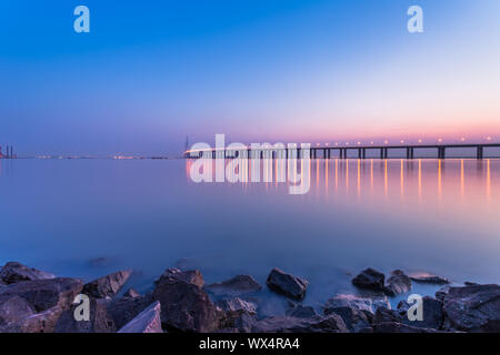 Yangtze River bridge Stock Photo