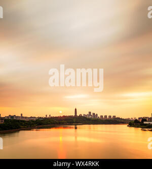 Huaxi Village,wuxi city,jiangsu province,china. Stock Photo