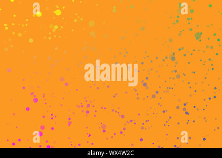 confetti flicker orange background Stock Photo