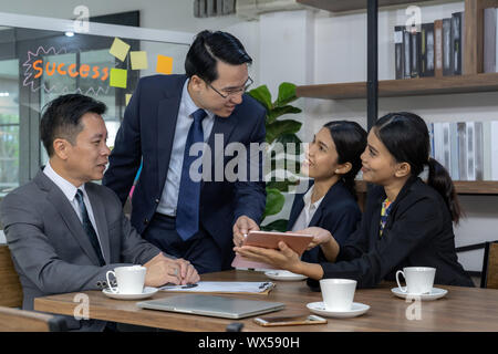 Business team meeting Stock Photo