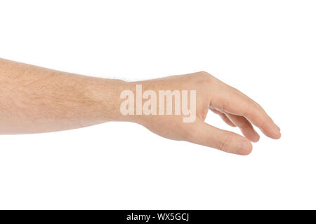 Taking hand Stock Photo