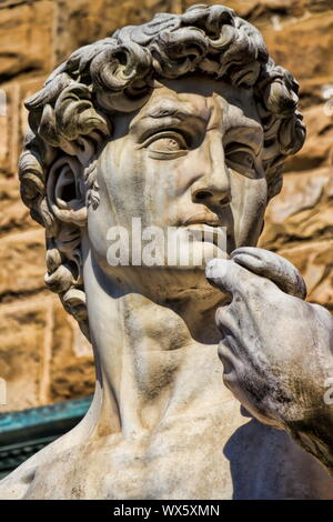 David Hand Man Hand of David by Michelangelo, Piazza della Signoria, Florence, Italy ...
