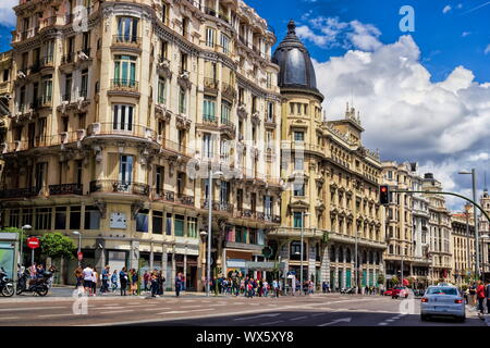 Madrid city centre Stock Photo - Alamy