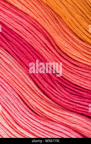 Multicolored wool - abstract fashion background Stock Photo