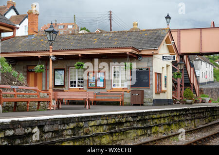 Restored Watchet Station on the West Somerset Railway, Watchet, Somerset, UK