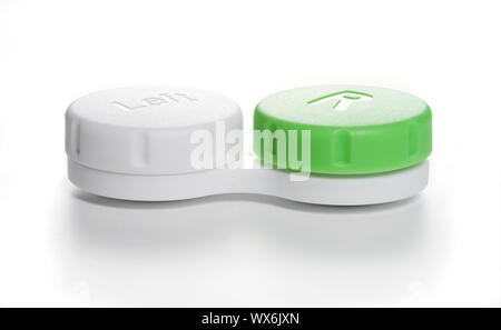 Contact lens case Stock Photo