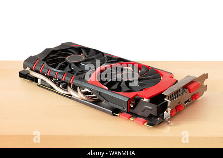 a typical graphic card for gaming pc Stock Photo
