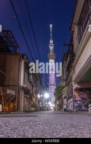 Tokyo skytree sunset Stock Photo