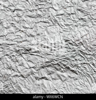 Wrinkled foil Stock Photo