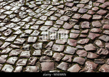 pavement from beautiful stones as background Stock Photo