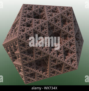 abstract colorful faraktal images 3d rendering Stock Photo