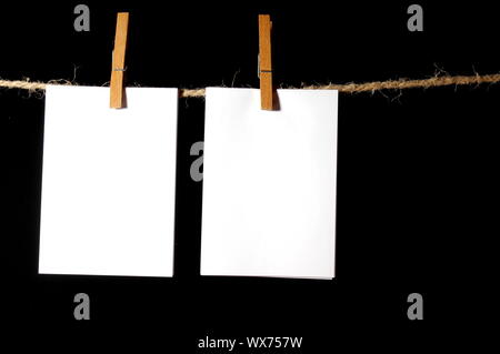 blank sheet of paper on a background Stock Photo