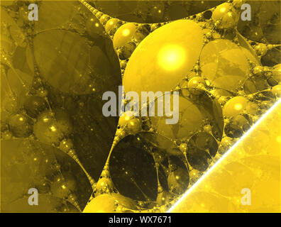 abstract colorful faraktal images 3d rendering Stock Photo